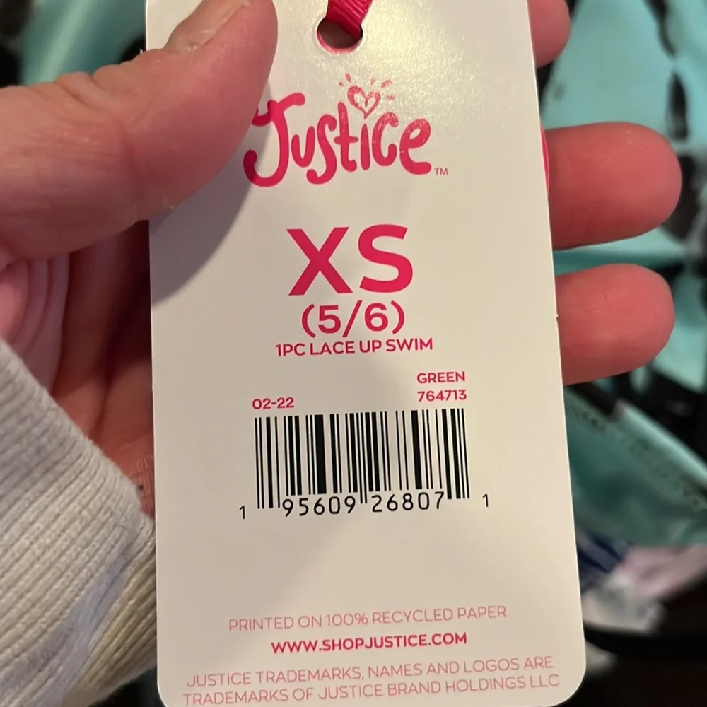 New justice 5/6 one piece so cute